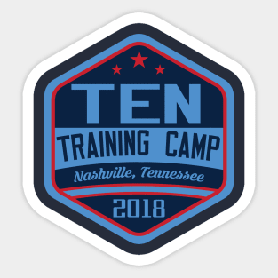 Football TRAINING CAMP Nashville, Tennessee! Sticker